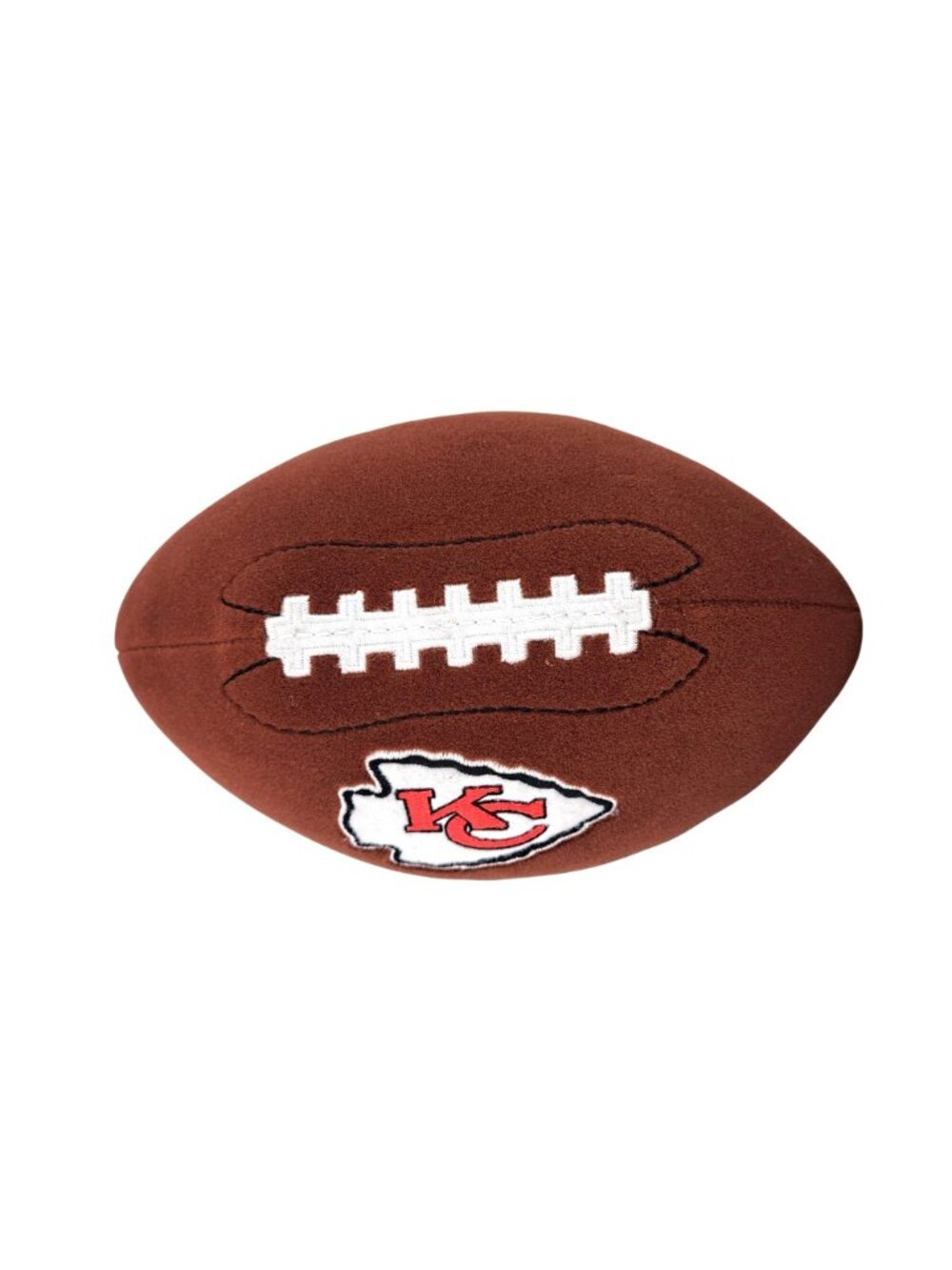 Vintage Kansas City Chiefs Plush Football 1999 NFL Ensemble Sports Brown 12 inch - Picture 5 of 8
